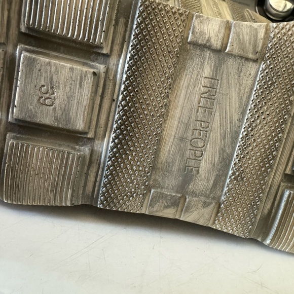 FREE PEOPLE Let's Wander Washed Sneakers / White New size 39 - Picture 8 of 8